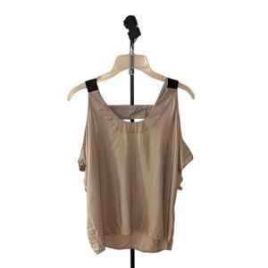 Mason Tan Cold Shoulder Top